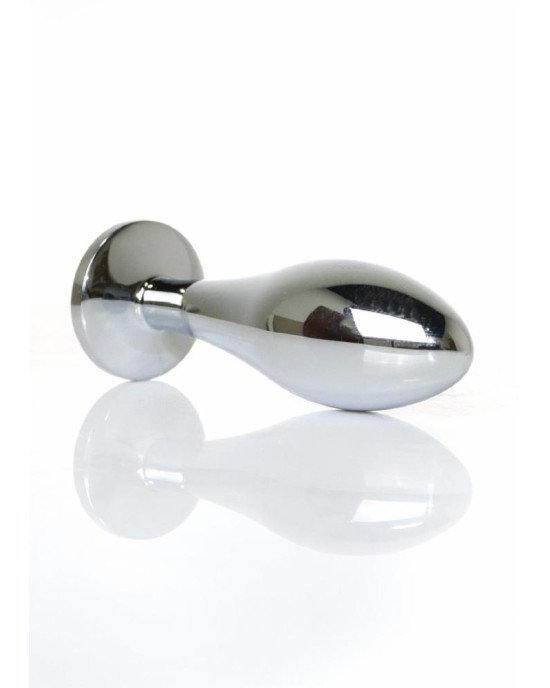 Анальна пробка - Jewellery Silver Plug M Pink Анальна пробка - Jewellery Silver Plug M Pink