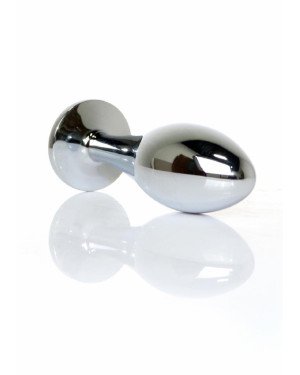 Анальна пробка - Jewellery Silver Plug Light Blue L