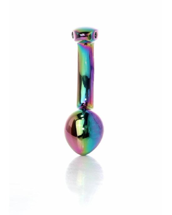 Анальна пробка - Jewellery Multicolour Curved Plug S Анальна пробка - Jewellery Multicolour Curved Plug S
