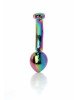 Анальна пробка - Jewellery Multicolour Curved Plug S Анальна пробка - Jewellery Multicolour Curved Plug S