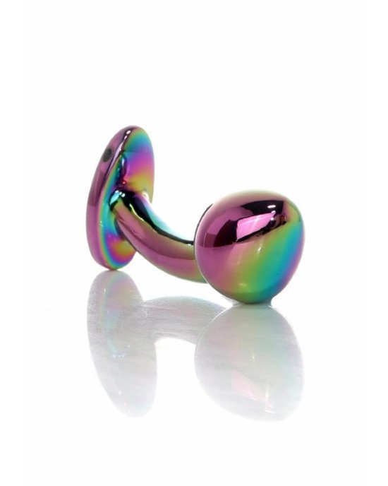 Анальна пробка - Jewellery Multicolour Curved Plug S Анальна пробка - Jewellery Multicolour Curved Plug S
