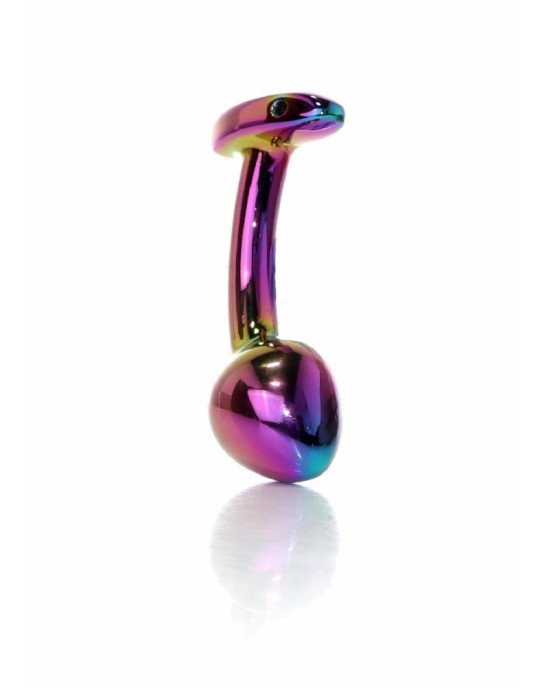 Анальна пробка - Jewellery Multicolour Curved Plug M Анальна пробка - Jewellery Multicolour Curved Plug M