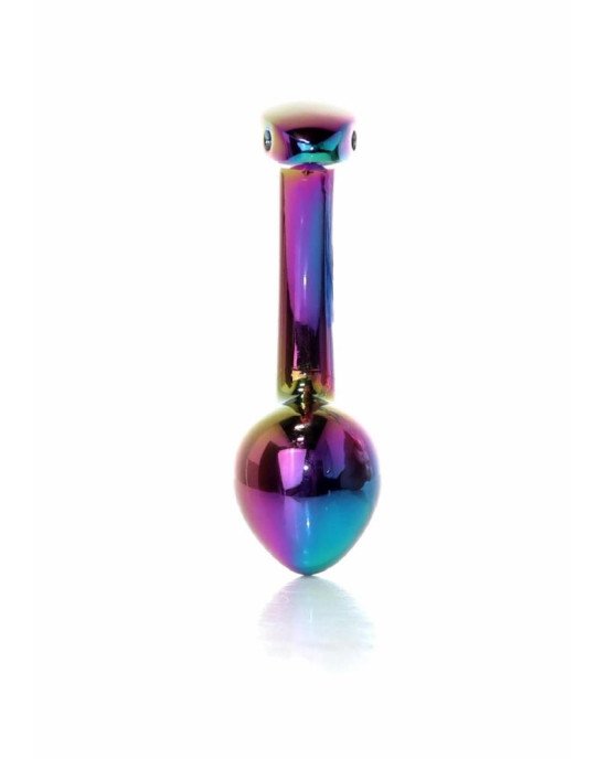 Анальна пробка - Jewellery Multicolour Curved Plug M Анальна пробка - Jewellery Multicolour Curved Plug M