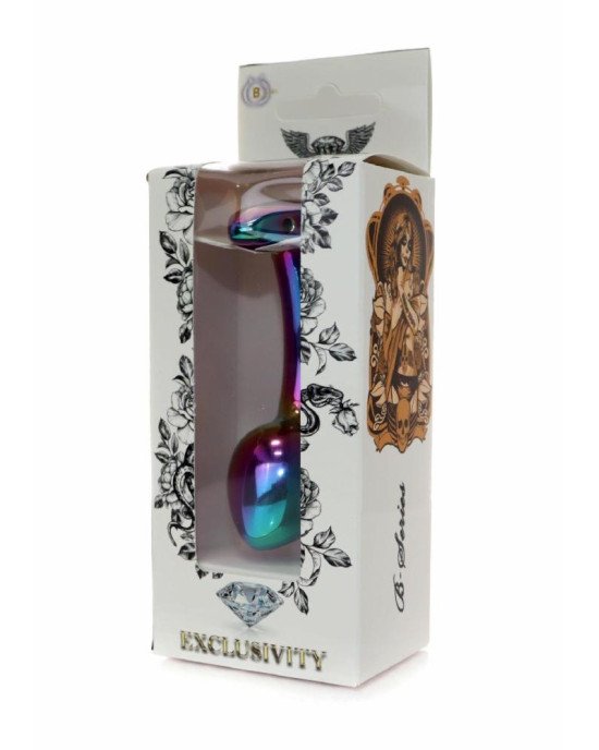 Анальна пробка - Jewellery Multicolour Curved Plug M Анальна пробка - Jewellery Multicolour Curved Plug M