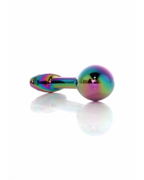 Анальна пробка - Jewellery Multicolour Curved Plug L Анальна пробка - Jewellery Multicolour Curved Plug L