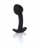 Анальна пробка - Silicone Black Curved Plug S Анальна пробка - Silicone Black Curved Plug S