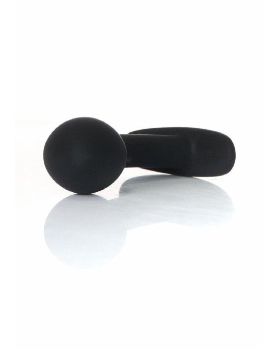 Анальна пробка - Silicone Black Curved Plug S Анальна пробка - Silicone Black Curved Plug S