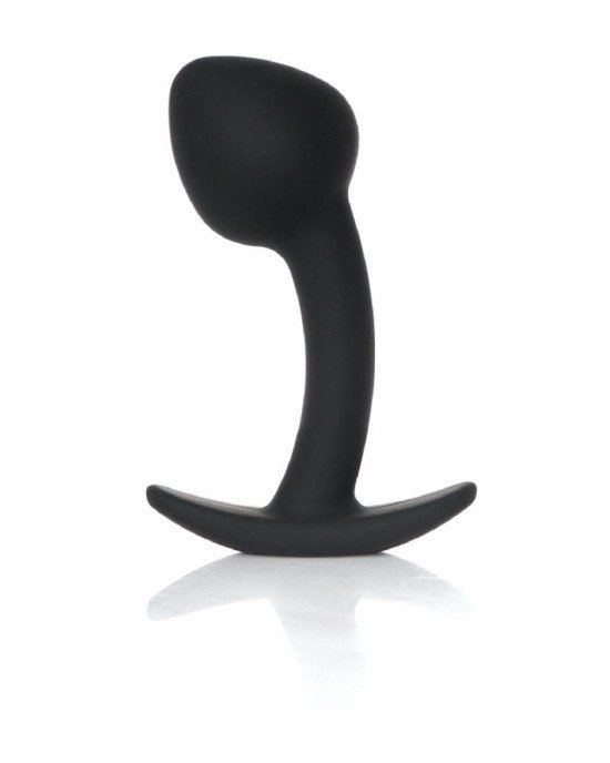 Анальна пробка - Silicone Black Curved Plug M Анальна пробка - Silicone Black Curved Plug M