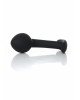 Анальна пробка - Silicone Black Curved Plug M Анальна пробка - Silicone Black Curved Plug M