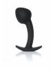 Анальна пробка - Silicone Black Curved Plug L Анальна пробка - Silicone Black Curved Plug L