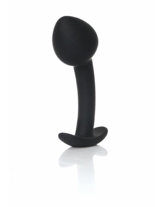 Анальна пробка - Silicone Black Curved Plug L Анальна пробка - Silicone Black Curved Plug L