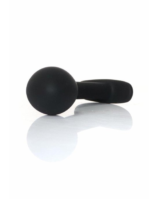 Анальна пробка - Silicone Black Curved Plug L Анальна пробка - Silicone Black Curved Plug L