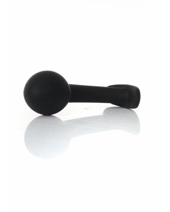 Анальна пробка - Silicone Black Curved Plug L Анальна пробка - Silicone Black Curved Plug L