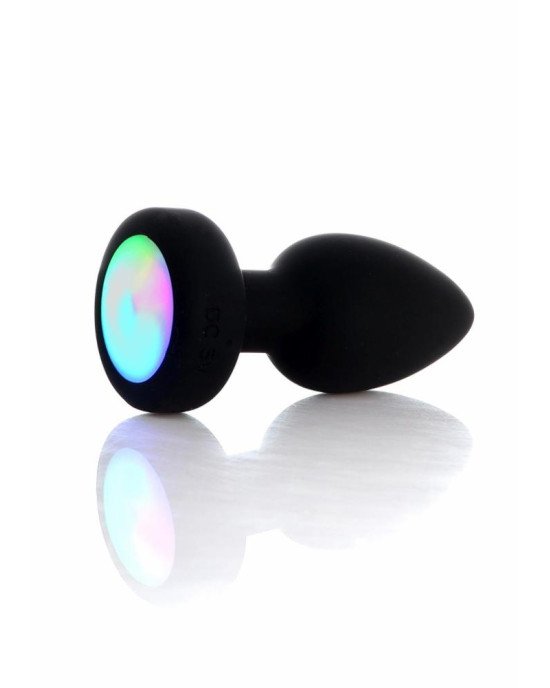 Анальна пробка - Silicone Black Plug Disco Flashlight Анальна пробка - Silicone Black Plug Disco Flashlight