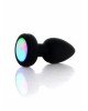 Анальна пробка - Silicone Black Plug Disco Flashlight Анальна пробка - Silicone Black Plug Disco Flashlight