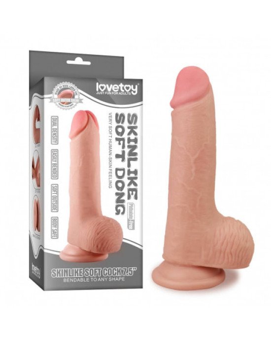 Фалоімітатор - Skinlike Soft Dong 7.5