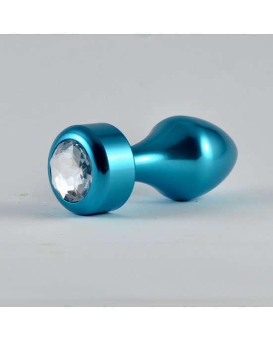 Анальна пробка - Heavy Metal Anal Plug Rosebud Aluminium Blue Анальна пробка - Heavy Metal Anal Plug Rosebud Aluminium Blue