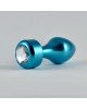 Анальна пробка - Heavy Metal Anal Plug Rosebud Aluminium Blue Анальна пробка - Heavy Metal Anal Plug Rosebud Aluminium Blue