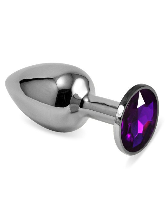 Анальна пробка - Heavy Metal Anal Plug Rosebud Classic S Purple Анальна пробка - Heavy Metal Anal Plug Rosebud Classic S Purple