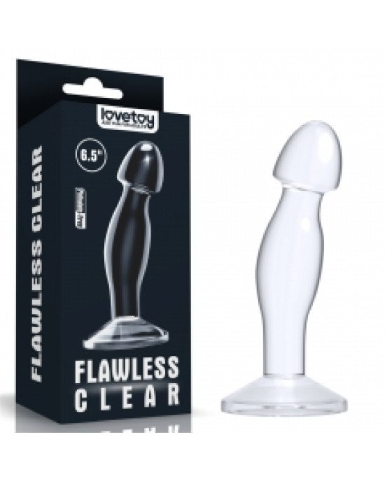 Анальна пробка - Flawless Clear Prostate Plug 6.5 Анальна пробка - Flawless Clear Prostate Plug 6.5