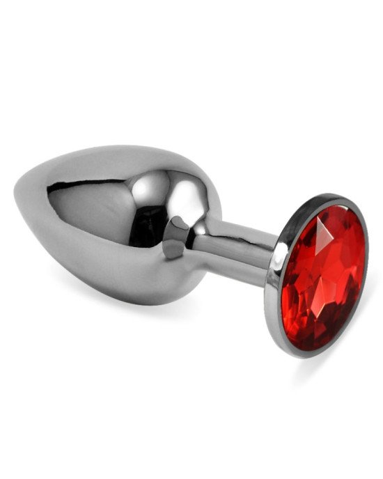 Анальна пробка - Heavy Metal Anal Plug Rosebud Classic S Red Анальна пробка - Heavy Metal Anal Plug Rosebud Classic S Red