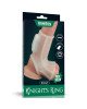 Насадка на член - Vibrating Silk Knights Ring with Scrotum Sleeve White Насадка на член - Vibrating Silk Knights Ring with Scrotum Sleeve White
