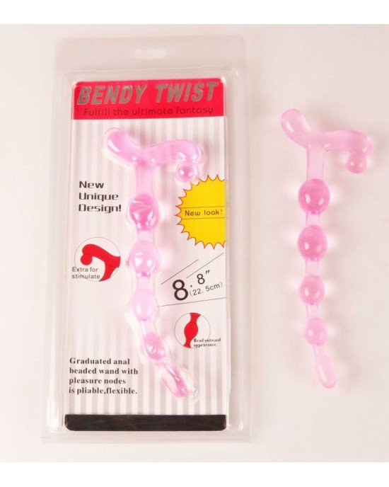 Анальный стимулятор Anal Beads Pink 23/201mm Анальный стимулятор Anal Beads Pink 23/201mm