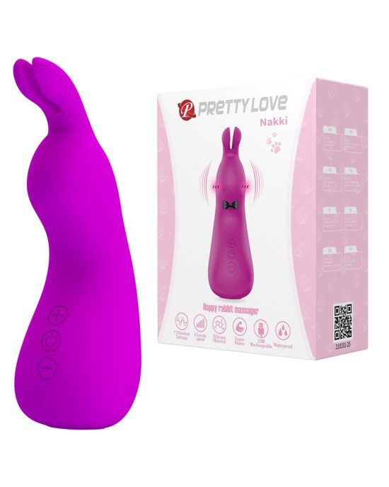 Вібратор - Pretty Love Nakki Rabbit Massager Purple