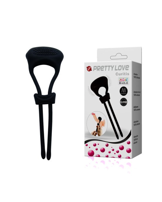 Ерекційна петля - Pretty Love Curitis Penis Loop Black Ерекційна петля - Pretty Love Curitis Penis Loop Black