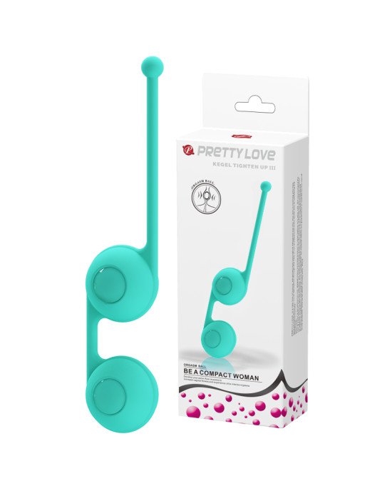 Вагінальні кульки - Pretty Love Kegel Tighten Up II Green Вагінальні кульки - Pretty Love Kegel Tighten Up II Green