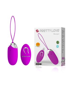 Віброяйце - Pretty Love Berger Vibrating Egg Purple