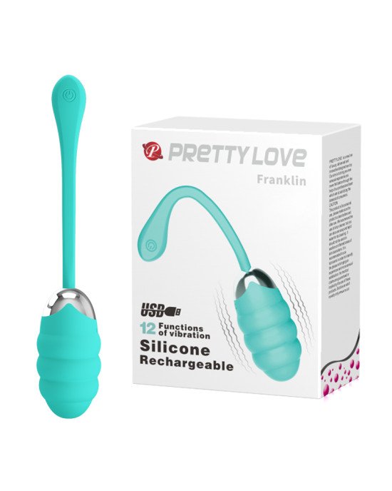Віброяйце - Pretty Love Franklin Vibrating Egg Mint Віброяйце - Pretty Love Franklin Vibrating Egg Mint