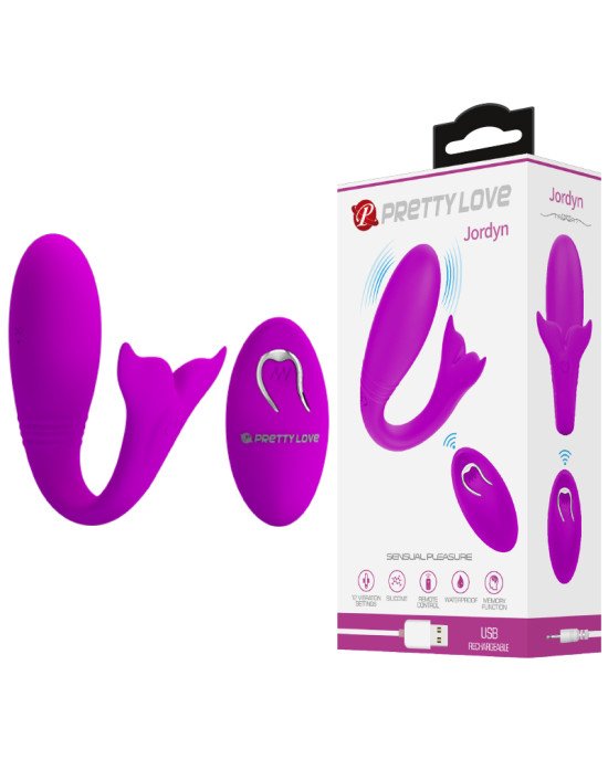 Вібростимулятор - Pretty Love Jordyn Wireless Stimulator Purple Вібростимулятор - Pretty Love Jordyn Wireless Stimulator Purple