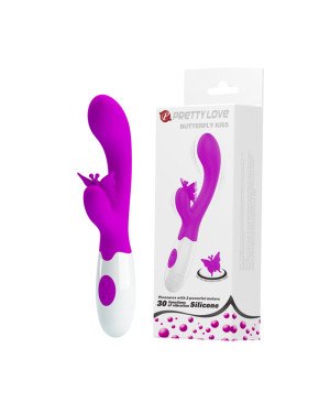 Вібратор - Pretty Love Butterfly Kiss Vibrator Purple