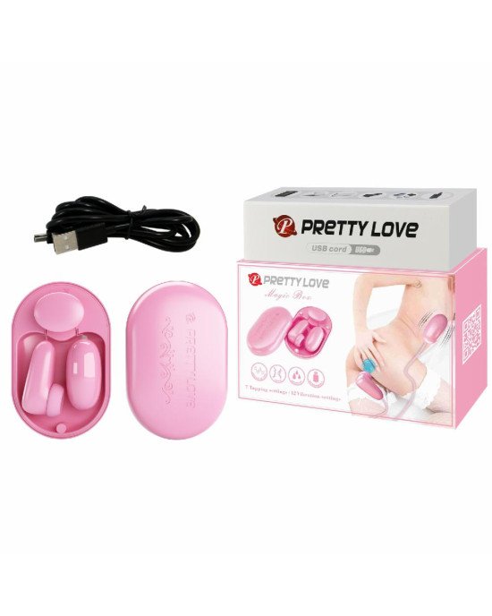 Pretty Love Magic Box, 12 vibration settings, 7 taping settings Pretty Love Magic Box, 12 vibration settings, 7 taping settings
