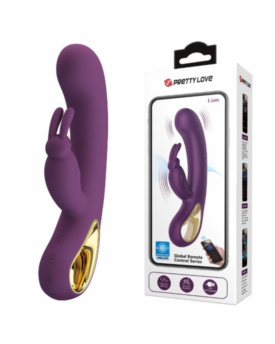 Pretty Love Liam RC Control Vibrator Purple Pretty Love Liam RC Control Vibrator Purple