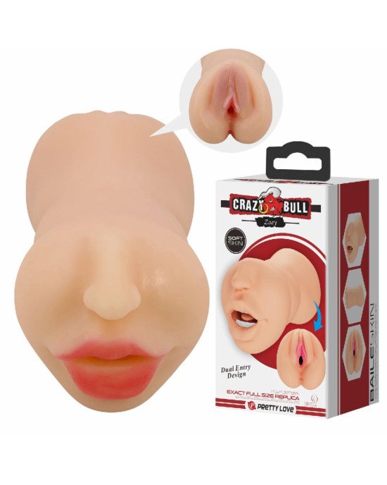 Crazy Bull realistic pussy+ mouth masturbator Zoey Crazy Bull realistic pussy+ mouth masturbator Zoey