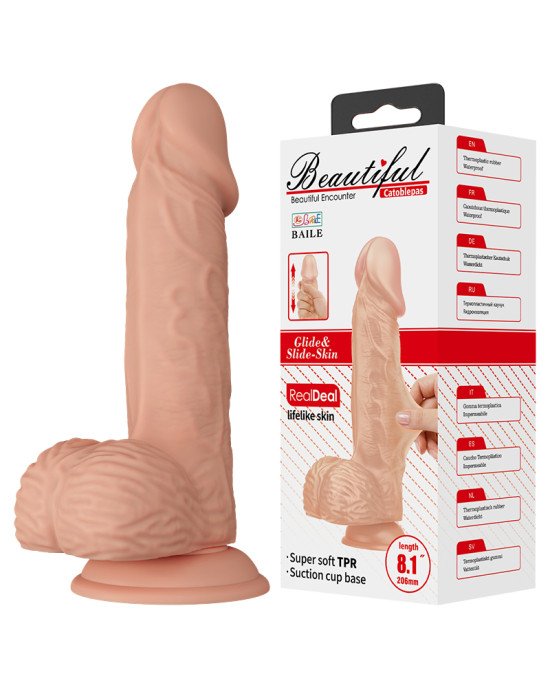 Фалоімітатор - Beautiful Encounter Catoblepas Dildo Flesh, 20,5 см Фалоімітатор - Beautiful Encounter Catoblepas Dildo Flesh, 20,5 см
