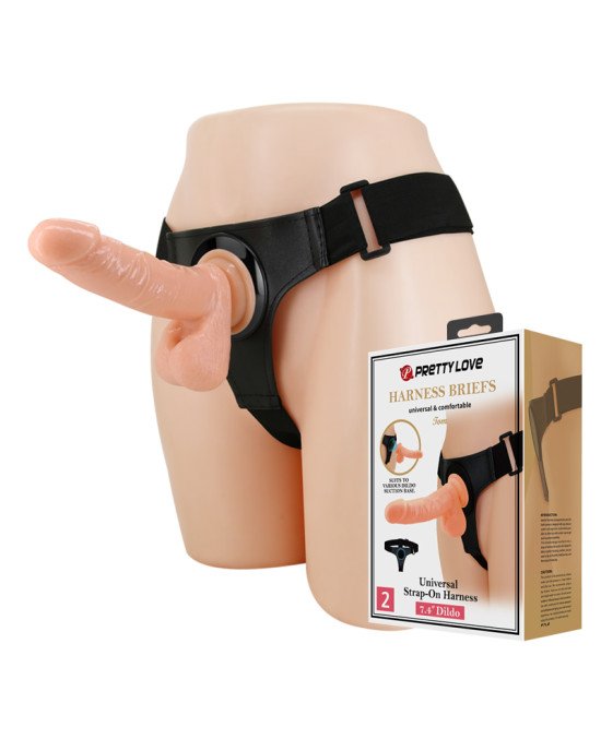 Страпон - Pretty Love Harness Briefs Tom 7.4 Страпон - Pretty Love Harness Briefs Tom 7.4