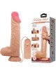 Sliding skin bendable dong Suction cup vibration, 24 cm, Flesh Sliding skin bendable dong Suction cup vibration, 24 cm, Flesh