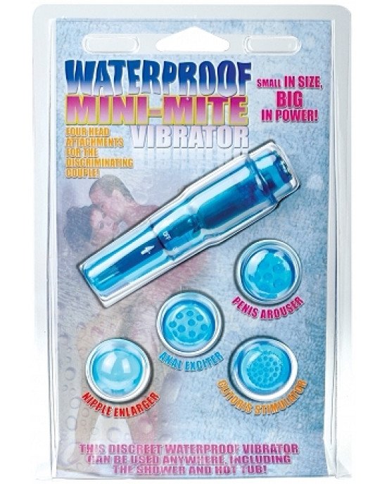 Кліторальний стимулятор - Waterproof Mini Mite, синій