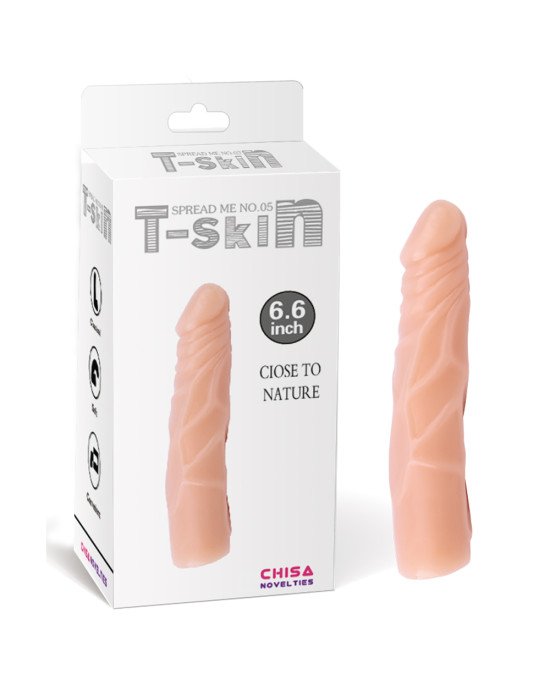 Фалоімітатор - T-Skin Spread Me No.05 Dildo 6.6