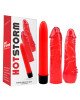 Вібратор з насадками - Hot Storm Hers Dildo Kit Вібратор з насадками - Hot Storm Hers Dildo Kit