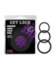 Ерекційні кільця - Get Lock Magnum Force Cock Ring Black