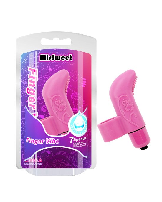 Насадка на палець - MisSweet Finger Vibe Pink Насадка на палець - MisSweet Finger Vibe Pink