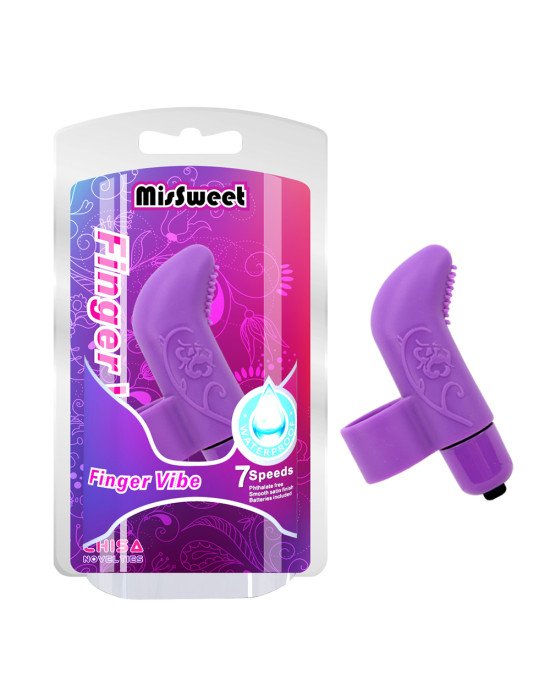 Насадка на палець - MisSweet Finger Vibe Purple Насадка на палець - MisSweet Finger Vibe Purple