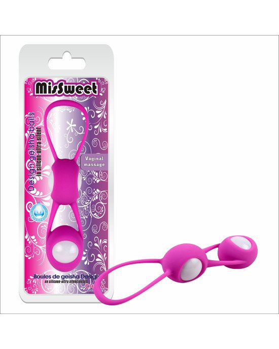 Вагінальні кульки - MisSweet Geisha Balls Pink Вагінальні кульки - MisSweet Geisha Balls Pink