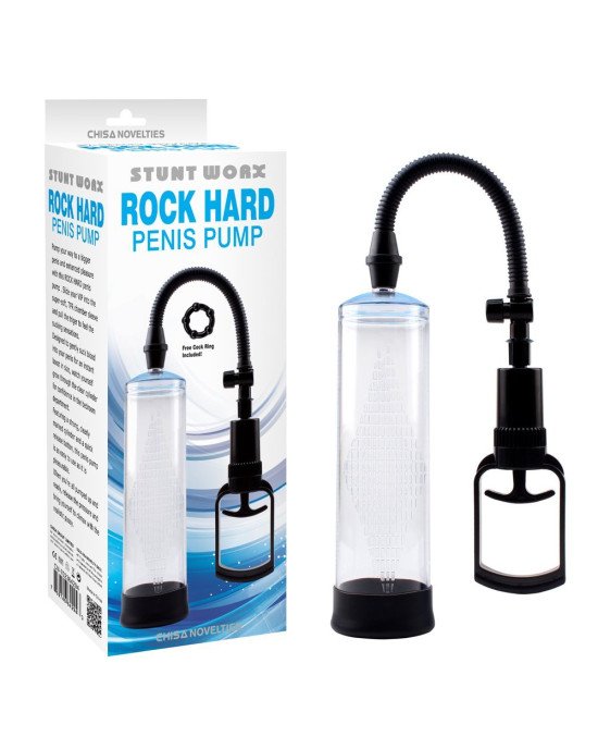 Вакуумна помпа - Stunt Worx Rock Hard Penis Pump Вакуумна помпа - Stunt Worx Rock Hard Penis Pump