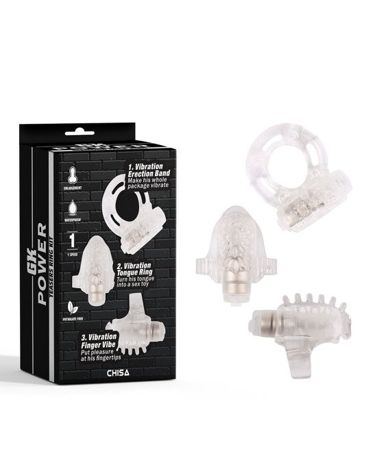 Набір кілець - GK Power Teasers Ring Kit Clear Набір кілець - GK Power Teasers Ring Kit Clear
