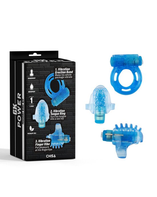 Набір кілець - GK Power Teasers Ring Kit Blue Набір кілець - GK Power Teasers Ring Kit Blue